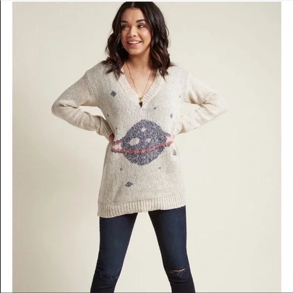 Modcloth Interplanetary Elan Sweater - Picture 2 of 9